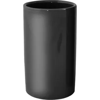 Držák na kartáček SEPIO Kelímek CORAL černý 6x11 cm