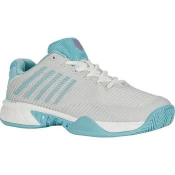Dámské tenisky Dámská obuv K-Swiss Hypercourt Express 2 - brilliant white/angel blue/sheer lilac Šedý (37,5)