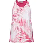 Dámský tenisový top Head Agility Tech Tank Top - mulberry/print vision Vícebarevný (S)