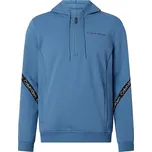 Pánská tenisová mikina Calvin Klein PW 1/4 Zip Hoodie - copen blue Modrý (S)