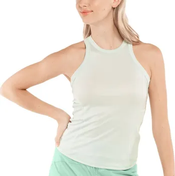Dámský tenisový top Lucky in Love Avant Garde 1.0 Architect Stripe Tank - sage Zelený (L)
