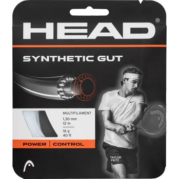 Struna na výplet tenisové rakety Tenisový výplet Head Synthetic Gut (12 m) Bílý (1.30 mm)