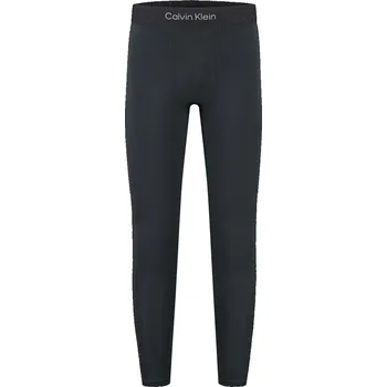 Pánské tenisové tepláky Calvin Klein WO Long Tight - black beauty Černý (XL)