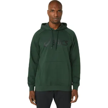 Pánská mikina Pánská tenisová mikina Asics Big Asics Oth - rain forest/performance black Zelený (L)