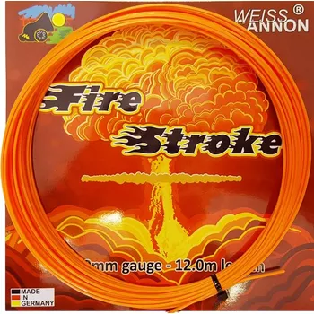 Struna na výplet tenisové rakety Tenisový výplet Weiss Cannon Fire Stroke (12 m) - orange Oranžový (1.20 mm)