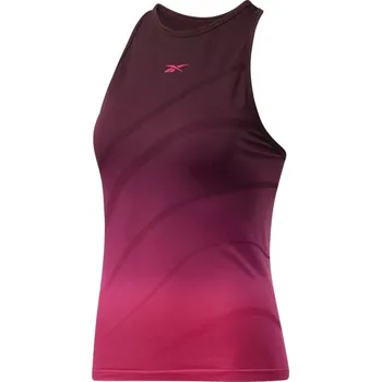 Dámský tenisový top Reebok United By Fitness Seamless Tank Top W - maroon/pursuit pink Růžový (S)