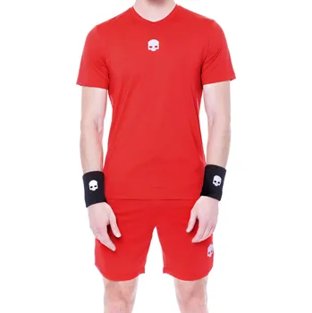 Pánské tričko Pánské tričko Hydrogen Tech Tee - red Červený (M)
