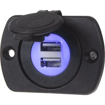 Elektrická zásuvka 2x USB zásuvka v panelu max 3,1 A - 34558