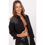 Černá košile s potiskem TO-KS-7005.26P-black Velikost: S