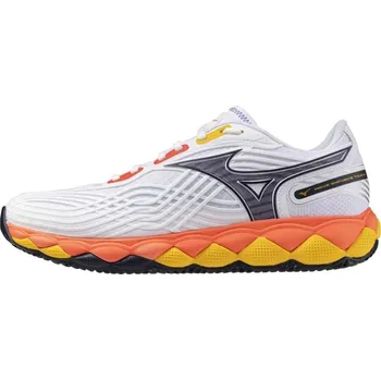 Pánská obuv Pánská obuv Mizuno Wave Enforce Tour 2 CC - white/fiery coal 2/citrus Bílý (47)