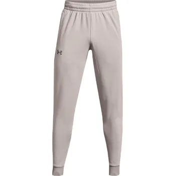 Pánské tenisové tepláky Under Armour Men's Armour Fleece - ghost grey/pewter Šedý (S)