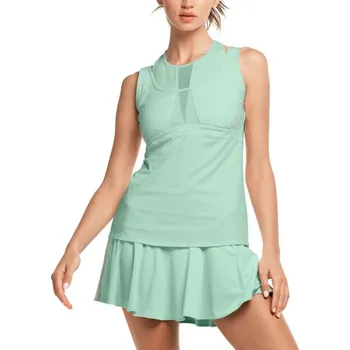 Dámský tenisový top Lucky in Love Avant Garde 1.0 Architect Bralette Tank - sage Zelený (XL)