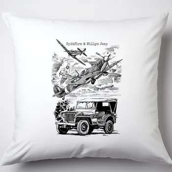 Polštář Polštář - Spitfire & Willys Jeep Typ povlaku: Plyš