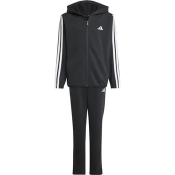Tepláková souprava pro mladé Adidas Kids 3-stripes French Terry Černý (176 cm)