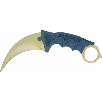 kapesní nůž NŮŽ KARAMBIT SURVIVAL CS:GO TRÉNINKOVÝ - Zlatá Ocel