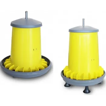 krmítko pro hospodářská zvířata Automatické krmítko pro slepice ARCUS, nastavitelné, závěsné, 9 L, s nožičkami Varianta: nastavitelné, závěsné, 9 L, s nožičkami