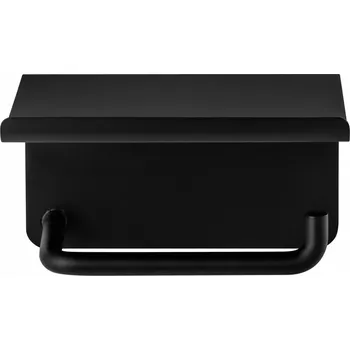 Blomus, Držák toaletního papíru s poličkou Modo, černý - Formadore