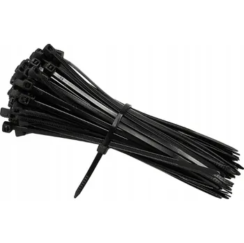 Elektroinstalační krabice Berge Stahovací pásky 3,6x250mm černé - 100 ks