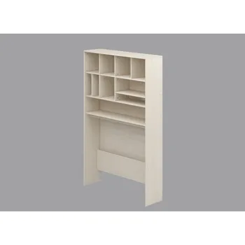 Knihovna Regál k psacím stolům Flexa Classic Barevná úprava: 2 - Průhledná bílá