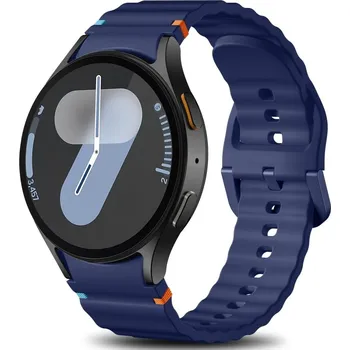 eses Silikonový řemínek pro Samsung Galaxy Watch 7 - Tmavě modrý