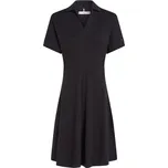 Dámské tenisové šaty Tommy Hilfiger Lyocell Open Neck F&F Polo Černý (XS)