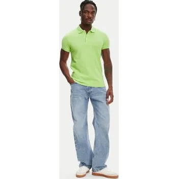 Pánské tričko Robe di Kappa Polokošile William 6006170 Zelená Slim Fit XXL