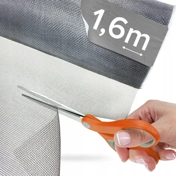 Síť proti hmyzu Sítě proti hmyzu NextHook šedá síťovina na metráž, šířka 160 cm