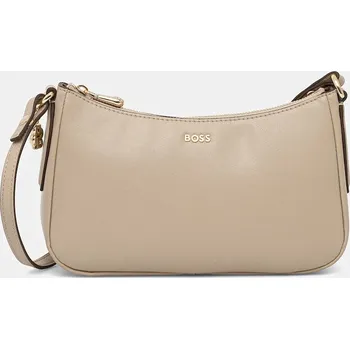 Kabelka Kožená kabelka BOSS NUMAH Minibag béžová barva, 50547773 08X, vel. ONE SIZE