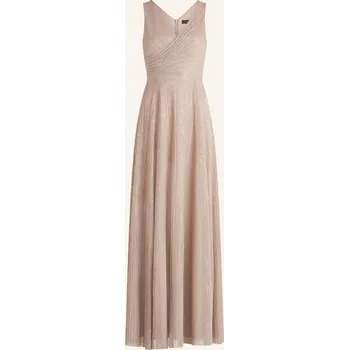 Dámské šaty Vera Mont Dámské Večerní Šaty S Třpytivou Přízí, krémová /...