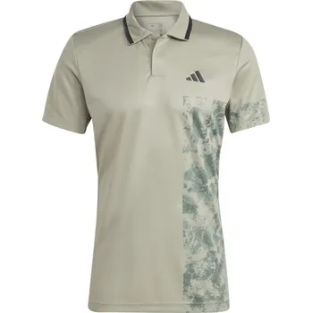 Pánské tričko Pánské tenisové polo tričko Adidas Paris Tennis Heat.Rdy Freelift Šedý (M)