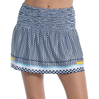 Dámská sukně Dámská tenisová sukně Lucky in Love Cool Urbana Long Check Me Out Smock - midnight Vícebarevný (XS)