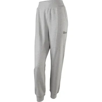 Dámské tenisové tepláky Wilson Chi Ctn Jogger W - white Šedý (M)
