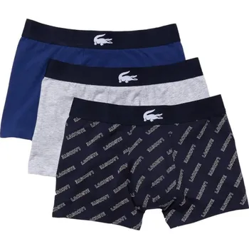 Boxerky Pánské boxerky Lacoste Stretch Cotton Short Boxers 3P Vícebarevný (S)