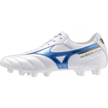 Kopačky MIZUNO MORELIA II CLUB FG KOPAČKY PÁNSKÉ - Bílá, Modrá - velikost 6,5 uk