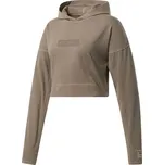 Dámská tenisová mikina Reebok Les Mills Natural Dye Lightweight W - boulder grey Šedý (XS)