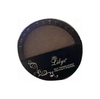 Přípravek na tvář Kompaktní pudr Lilyz Chase: Era - tmavě hnědá