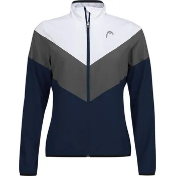 Dámská mikina Dámská tenisová mikina Head Club 22 Jacket W - dark blue Modrý, Vícebarevný (XS)