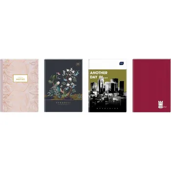 Sešit Linkovaný sešit A5, linkovaný sešit, sešit s pevnou vazbou, 160 listů, Interdruk 160 listů