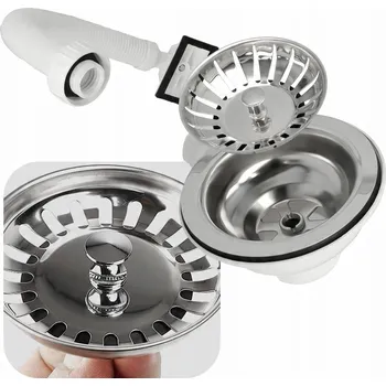 Vrták Zátka dřezu 3,5'' se sifonem a přepadem