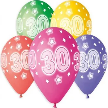 Balónek Balónky k 30. narozeninám pro dekoraci, různé