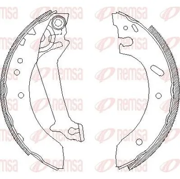 Brzdové pakny REMSA 4670.01