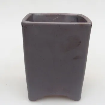 Květináč Keramická bonsai miska 8,5 x 8,5 x 10,5 cm kovová