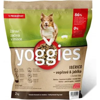 Krmivo pro psa Yoggies granule Vepřové Ibérico monoprotein - Normal / 2kg