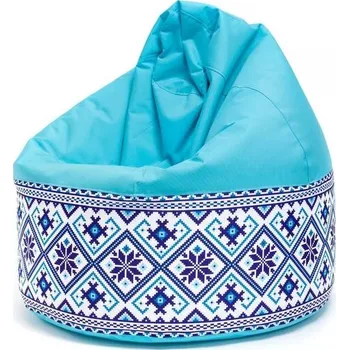 Sedací pytel Sedací vak Viper Folk Outdoor TiaHome Krémovo červená