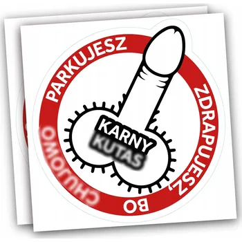 samolepka Samolepky za parkování - vtipné samolepky, 50 kusů - Ideální jako dárek