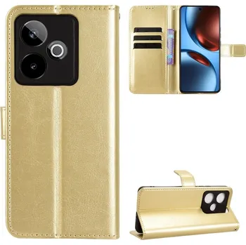 Pouzdro na mobilní telefon Crazy knížkové pouzdro na Realme GT 7 5G - zlaté