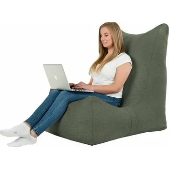 Sedací pytel Sedací vak Distinto Recycling TiaHome Tmavě šedá