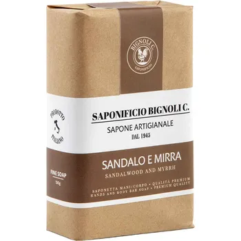 Mýdlo Saponificio Bignoli Carlo Sandalo e Mirra mýdlo 150 g