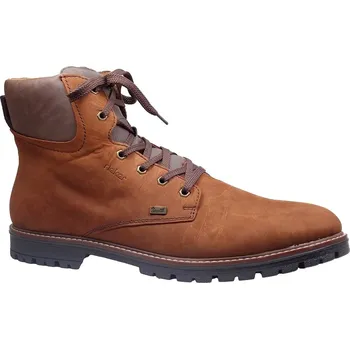 Pánské polobotky Zimní vycházková obuv, Rieker, přírodní: Hnědá Ano Nubuk, velur (semiš) 32,3 48 G - standardní šíře (27860-27861)