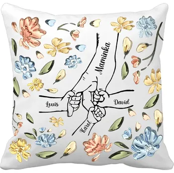 Polštář Polštář - Maminčini miláčci - Až 10 dětí 40cm x 40cm